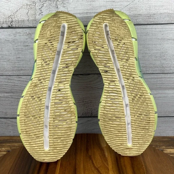 Reebok Zig Kinetica Lemon Glow Fluid Blue Training Shoe EH2811 Women’s Size 9.5 - Picture 10 of 11